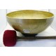 E637 Energetic Third Eye 'A' Chakra  Healing Hand Hammered Tibetan Singing Bowl 10.75" Wide, Made in Nepal